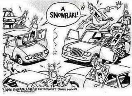 snowflake comic