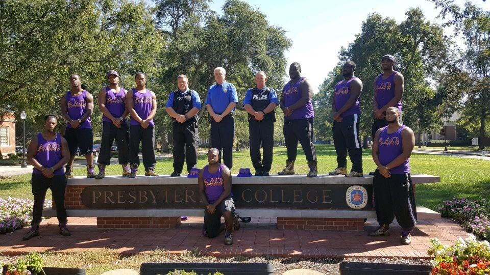 Omega Psi Phi and PC Campus Police Stand Together The Bluestocking