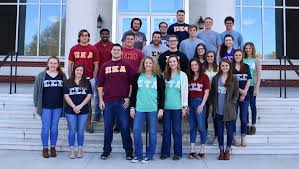 Some of the many Greek Life students at PC.