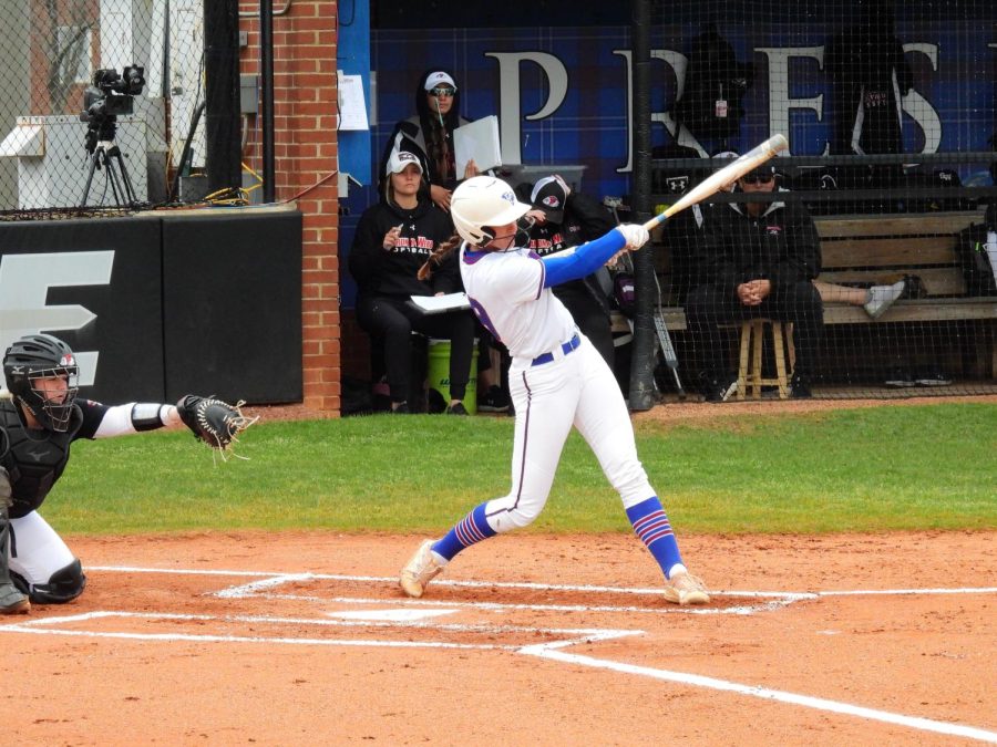 The Blue Hose had a team high of 14 hits against Gardner-Webb on April 10th.