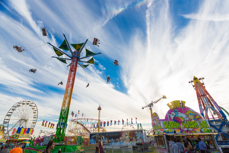 Attractions at the South Carolina State Fair from October of 2018. ©Forrest Clonts, S.C. State Fair