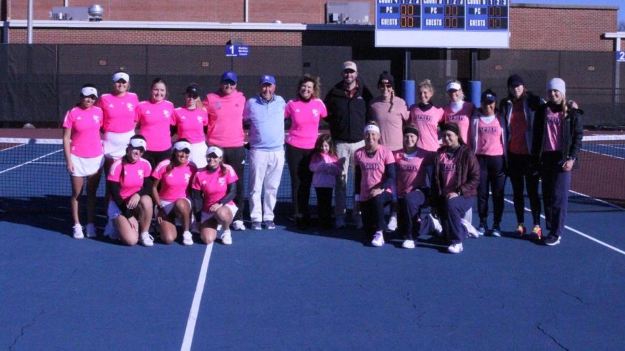 The+Presbyterian+College+Blue+Hose+and+North+Florida+Ospreys+participate+in+a+Pink+Out+match+on+January+27th.+%C2%A9PC+Athletic+Communications