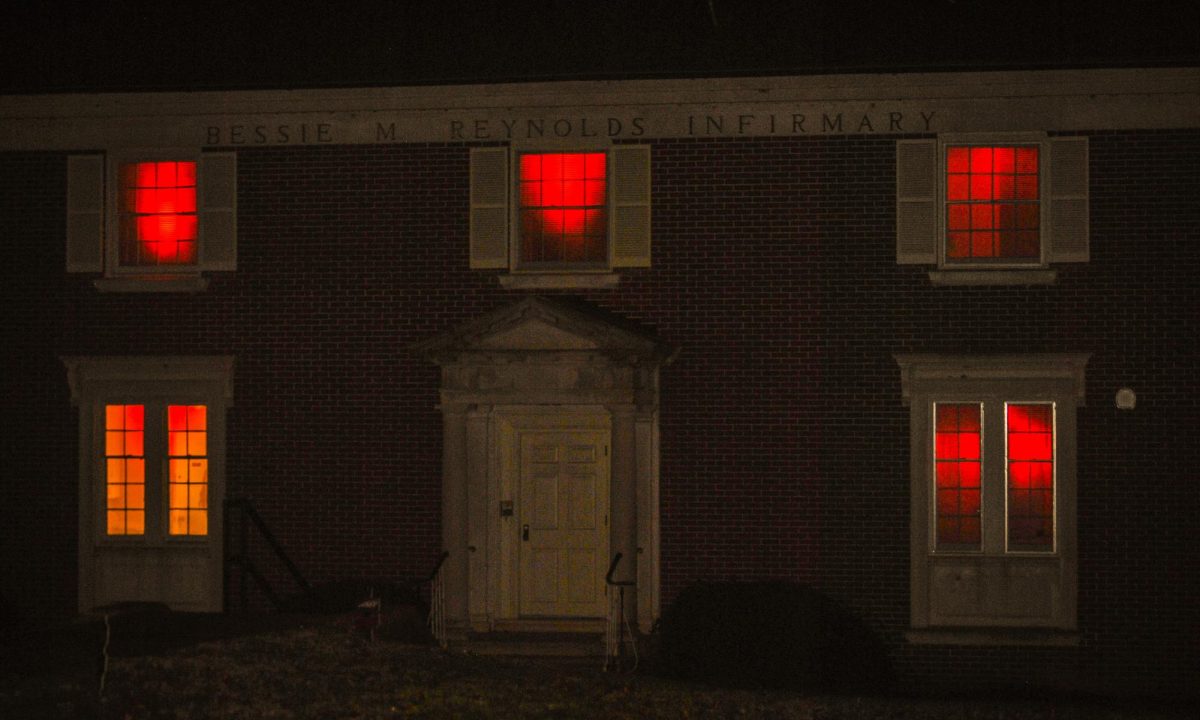 Reslife host a Haunted Mansion in Bessie M. Reynolds Infirmary on campus for PC students and family.